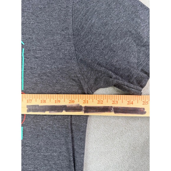 Fox Racing Shirt Mens Size Large Gray Logo Graphic Short Sleeve - Picture 6 of 10